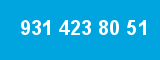 931 423 80 51
